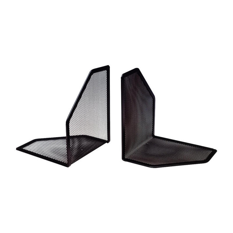 apoyalibros-metalico-q-connect-kf00857-rejilla-negro-juego-170x140x135-mm