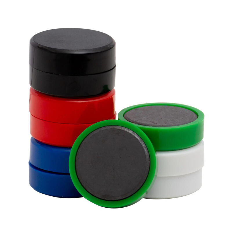 iman-para-sujecion-q-connect-ideal-para-pizarras-magneticas35-mm-colores-surtidos-caja-de-10-unidades