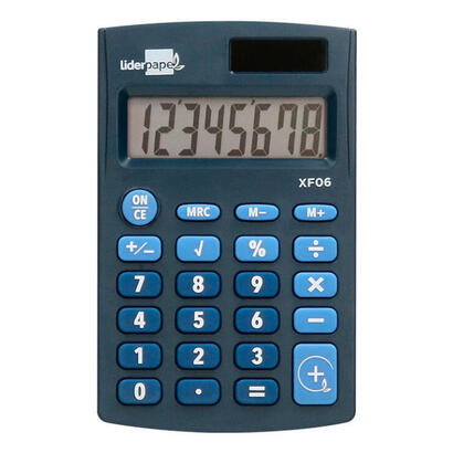 calculadora-liderpapel-xf06-basica-azul