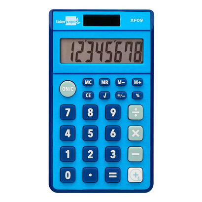calculadora-liderpapel-xf09-basica-azul