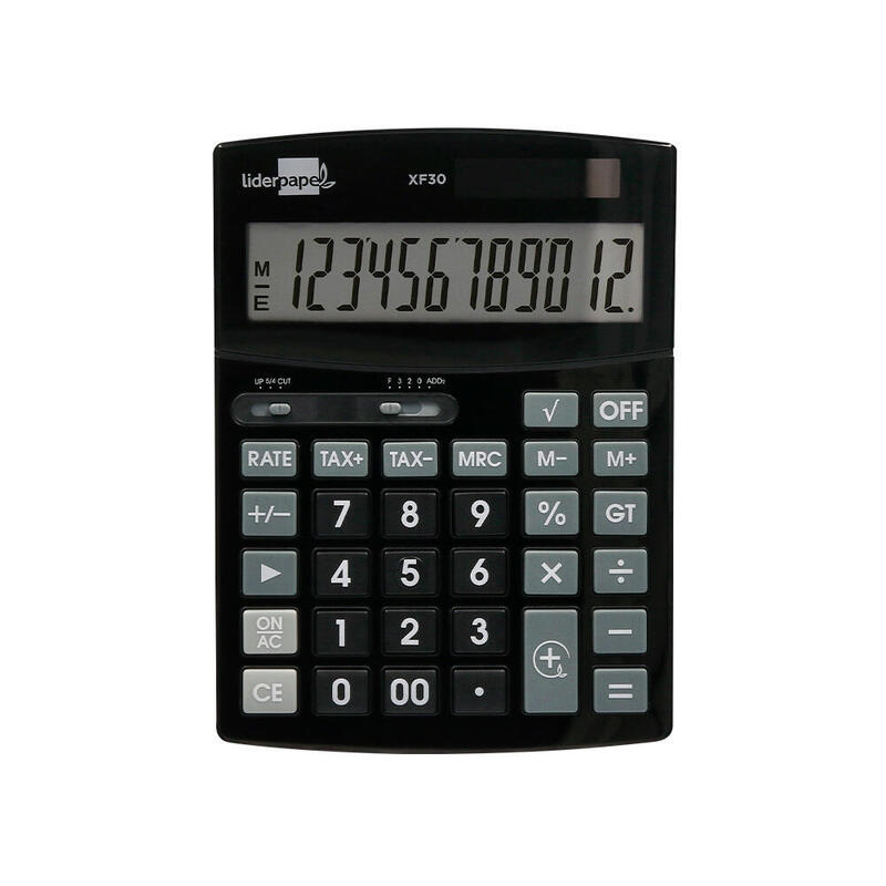 calculadora-liderpapel-xf30-basica-negro calculadora-liderpapel-xf30-basica-negro