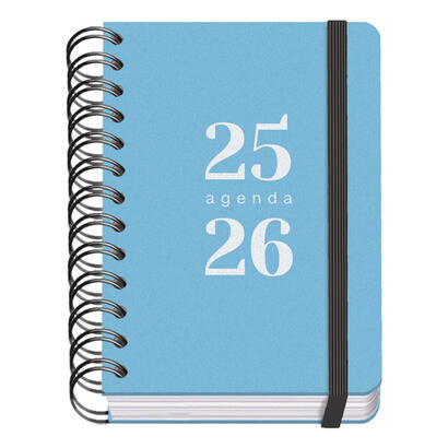 dohe-grammar-agenda-escolar-espiral-a6-dia-pagina-papel-80gm2-cubierta-de-polipropileno-cierre-de-goma