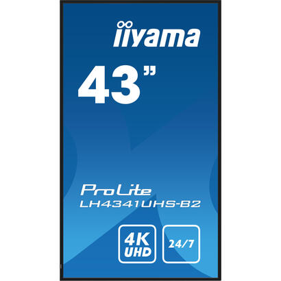 television-iiyama-lh4341uhs-b2-43-negro-brillante