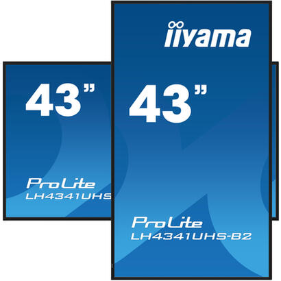 television-iiyama-lh4341uhs-b2-43-negro-brillante