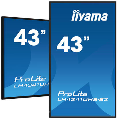 television-iiyama-lh4341uhs-b2-43-negro-brillante