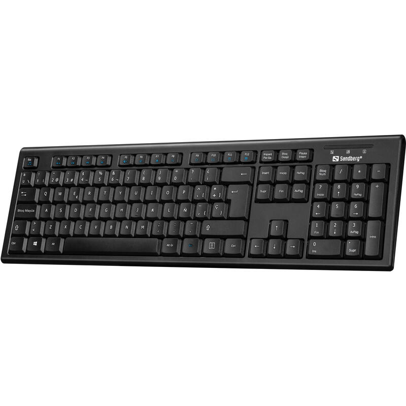 sandberg-631-13-teclado-oficina-usb-qwerty-espanol-negro