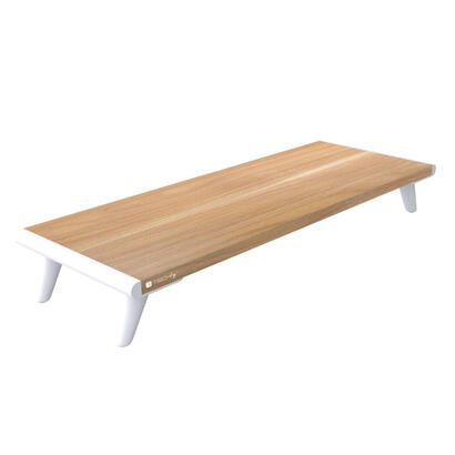 techly-monitormander-riser-naturholz