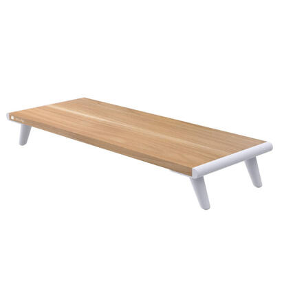 techly-monitormander-riser-naturholz