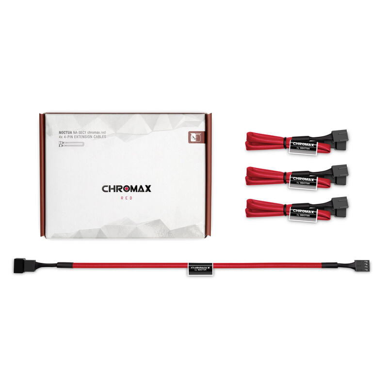noctua-na-sec1-chromaxred-cable-alargador-rojo