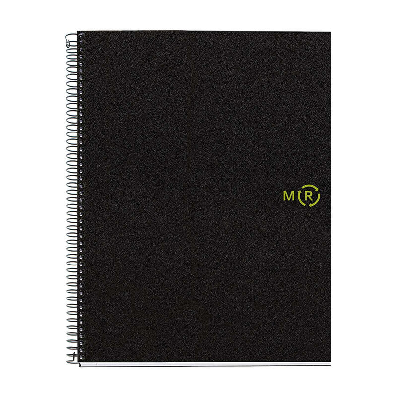 libreta-espiral-a4-120-hojas-microperforadas-4-taladros-note-book-4-reciclado-gris-miquel-rius libreta-espiral-a4-120-hojas-microperforadas-4-taladros-note-book-4-reciclado-gris-miquel-rius