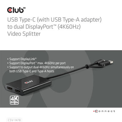 club3d-adaptador-usb-c-2x-dp-4k60hz-con-usb-a-adaptador-m-h-retail