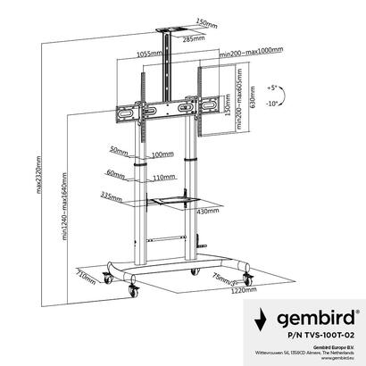 gembird-soporte-de-suelo-para-tv-con-ruedas-37-100-
