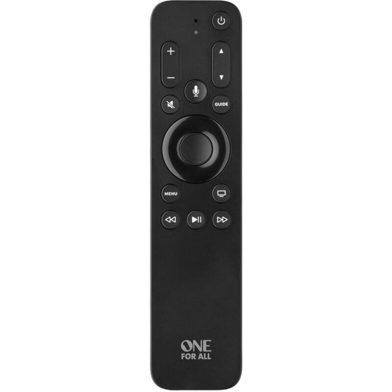 one-for-all-mando-a-distancia-de-repuesto-apple-siri-remote-3en1-negro-para-apple-tv-con-retroiluminacion-urc1110