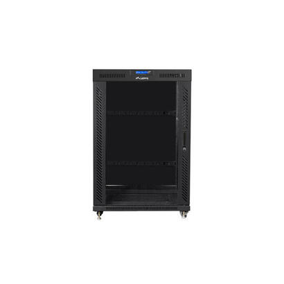 lanberg-ff01-8022-12bl-free-standing-rack-19-self-assembly-flat-pack-22u-800x1000mm-negro-glass-door-lcd