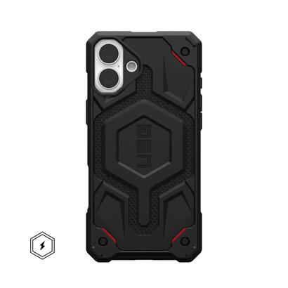 funda-uag-john-monarch-pro-kevlar-black-apple-iphone-16-plus