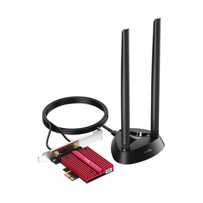 cudy-adaptador-de-red-pcie-tribanda-wifi-7-be9300-bluetooth-54-disipador-termico-base-de-antena-magnetizada-