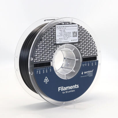 gembird-high-speed-abs-filament-negro-175-mm-1-kg
