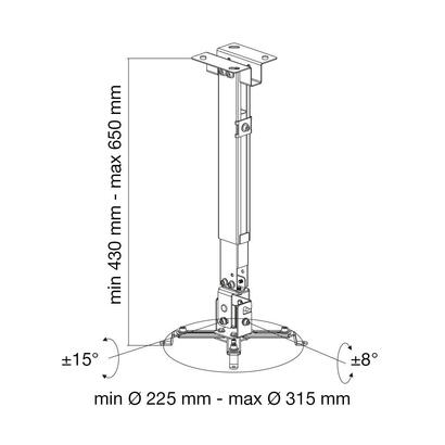 cilling-projector-mount-43-65cm-20kg