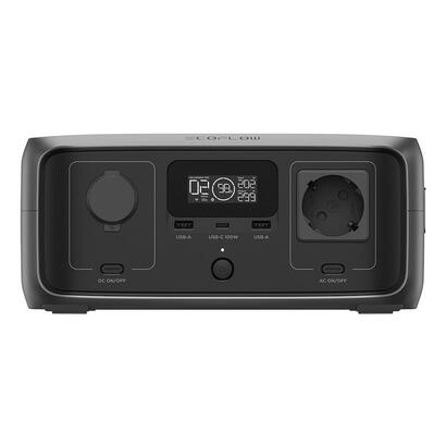 ecoflow-river-3-estacion-de-alimentacion-portatil-negrogris-245wh-x-boost-600w-lfp-acku-efriver3-eu-cbox