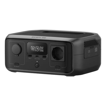 ecoflow-river-3-estacion-de-alimentacion-portatil-negrogris-245wh-x-boost-600w-lfp-acku-efriver3-eu-cbox