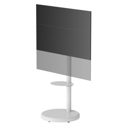 techly-floor-stand-with-trolley-shelf-lcd-led-plasma-tv-37inch-86-white