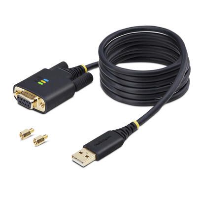 startechcom-66ft2m-usb-to-null-modem-serial-adaptador-cable-ftdi-rs232-cable-usb-seriell-usb-zu-db-9-2-m