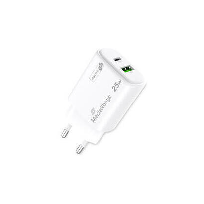 cargador-mediarange-dual-usb-a-y-usb-c-25w