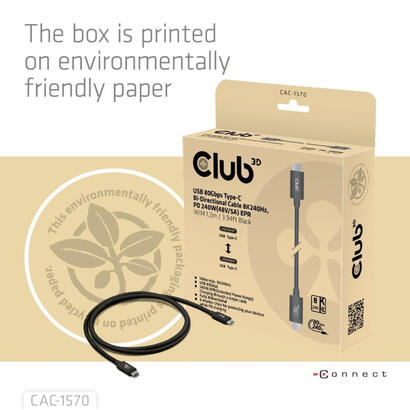 club3d-cac-1570-cable-usb-usb4-gen-2x2-12-m-usb-c-negro