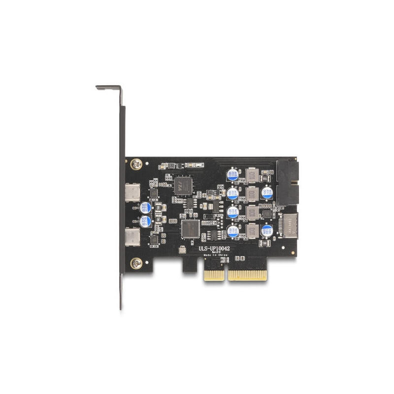 tarjeta-delock-90345-pci-express-x4-a-2-x-usb-type-c-externo-1-x-usb-10-gbps-type-e-key-a-interno-y-1-x-19-pines-usb-cabezal-de-