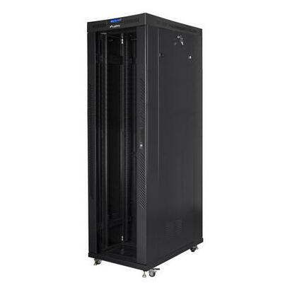 armario-lanberg-rack-independiente-19-42u-600x1200-lcd-con-puerta-de-cristal-paquete-plano-negro