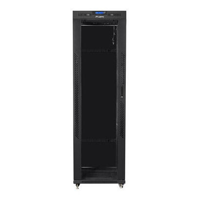 armario-lanberg-rack-independiente-19-42u-600x1200-lcd-con-puerta-de-cristal-paquete-plano-negro