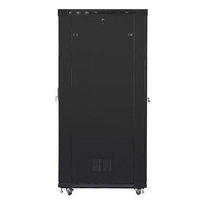armario-lanberg-rack-independiente-19-42u-600x1200-lcd-con-puerta-de-cristal-paquete-plano-negro