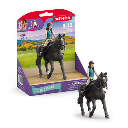 schleich-horse-club-lisa-storm-figura-de-juguete-marron-42712