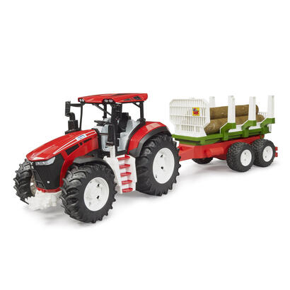 brother-roadmax-tractor-con-un-remolque-trasero-y-3-troncos-de-arboles-jugando-vehiculo-03453