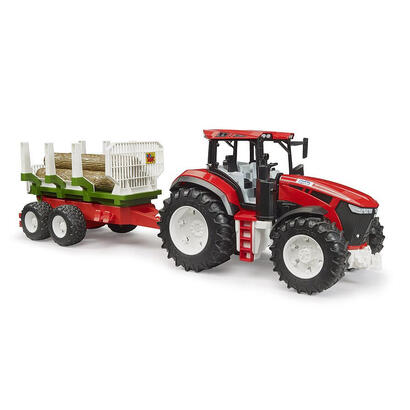 brother-roadmax-tractor-con-un-remolque-trasero-y-3-troncos-de-arboles-jugando-vehiculo-03453