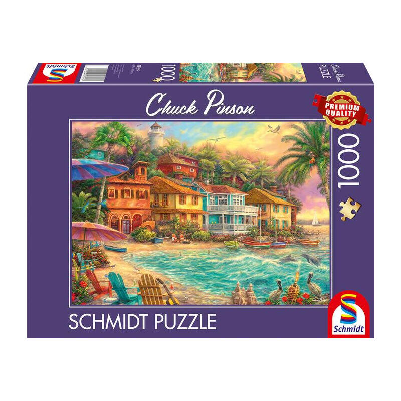 schmidt-games-chuck-pinson-island-time-rompecabezas-de-1000-piezas-58555