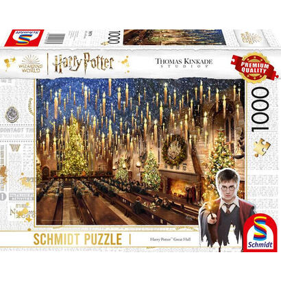 schmidt-spiele-thomas-kinkade-studios-wizarding-world-harry-potter-gran-salon-puzzle-1000-piezas-58578