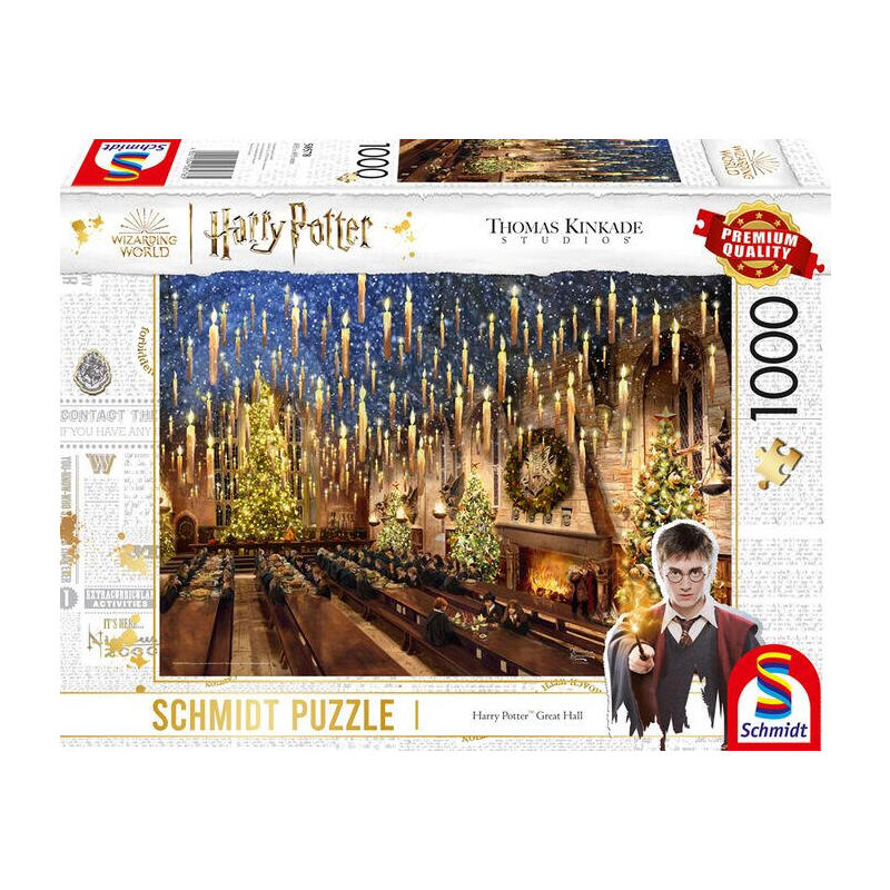 schmidt-spiele-thomas-kinkade-studios-wizarding-world-harry-potter-gran-salon-puzzle-1000-piezas-58578