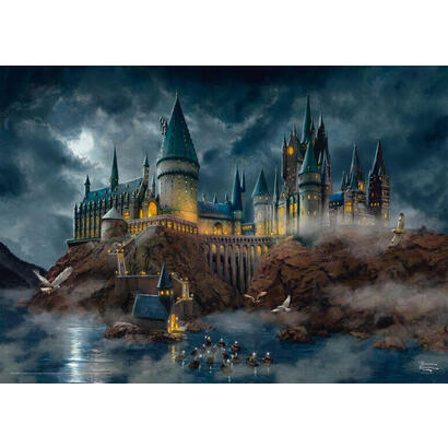 schmidt-spiele-thomas-kinkade-studios-wizarding-world-harry-potter-castillo-de-hogwarts-rompecabezas-de-1000-piezas-58577