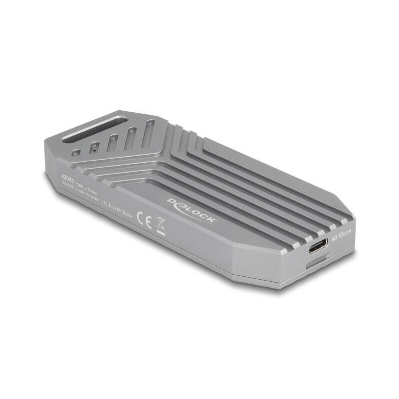 carcasa-delock-42033-para-ssd-m2-nvme-usb-40-gbps-sin-herramientas