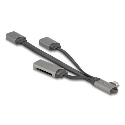 delock-64303-hub-de-interfaz-usb-32-gen-1-31-gen-1-type-c-5000-mbits-gris