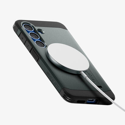 spigen-tough-armor-magsafe-do-galaxy-s25-verde