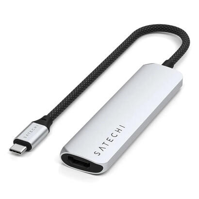 satechi-4-w-1-usb-c-slim-multiport-4k-usb-c-usb-c-4k-hdmi-2x-usb-a-srebrny
