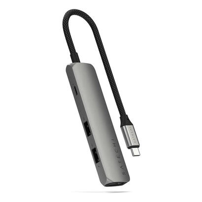 satechi-4-w-1-usb-c-slim-multiport-4k-usb-c-usb-c-4k-hdmi-2x-usb-a-gris