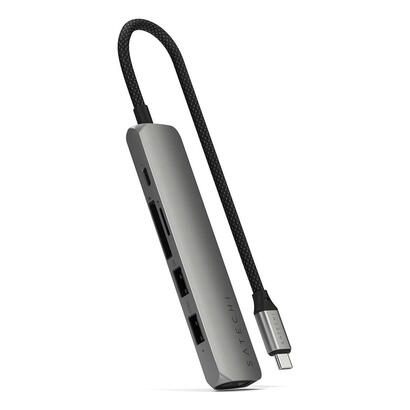 satechi-6-in-1-usb-c-slim-multiport-adapter-aluminiowy-adapter-do-urzadzen-mobilnych-usb-c-usb-c-2x-usb-a-4k-hdmi-czytnik-kart-m