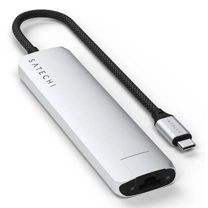 satechi-7-w-1-usb-c-slim-multiport-adapter-ethernet-usb-c-pd-2x-usb-a-hdmi-4k-ethernet-czytnik-kart-microsd-srebrny