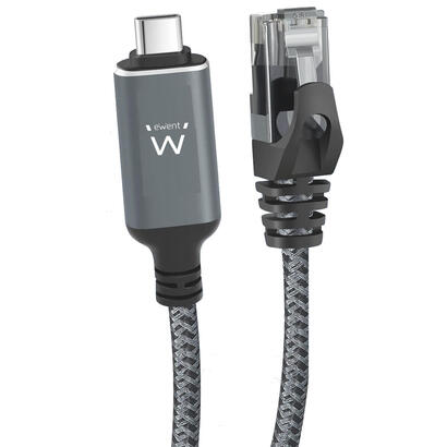 ewent-cable-usb-c-31-a-rj45-cat6-ftp-1gbps-2m