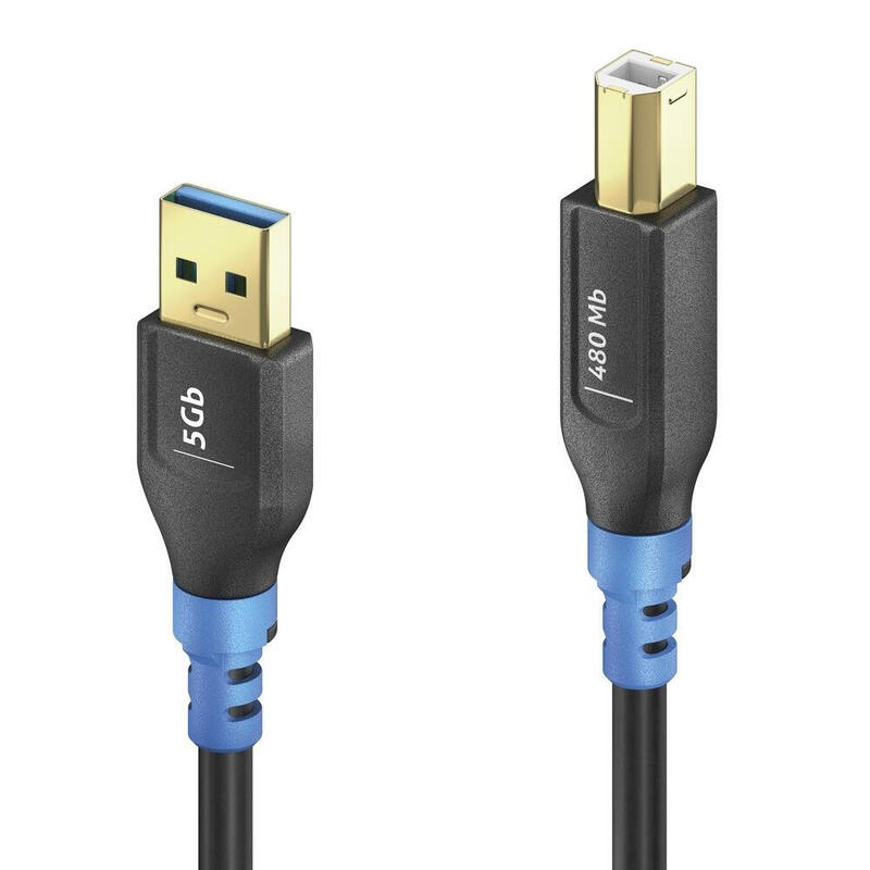 purelink-fi-u200-015-cable-usb-usb-20-15-m-usb-a-usb-b-negro-azul