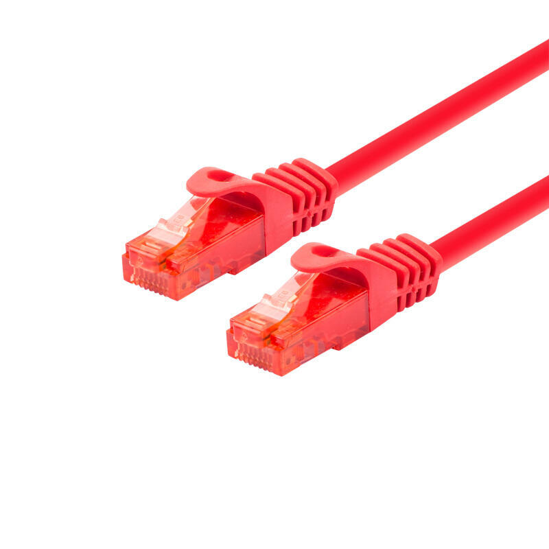 logon-tcu66u250r-cable-de-red-rojo-25-m-cat6-uutp-utp