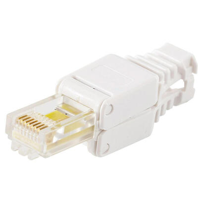 logon-twp8p8tp-conector-rj-45-transparente-blanco-amarillo